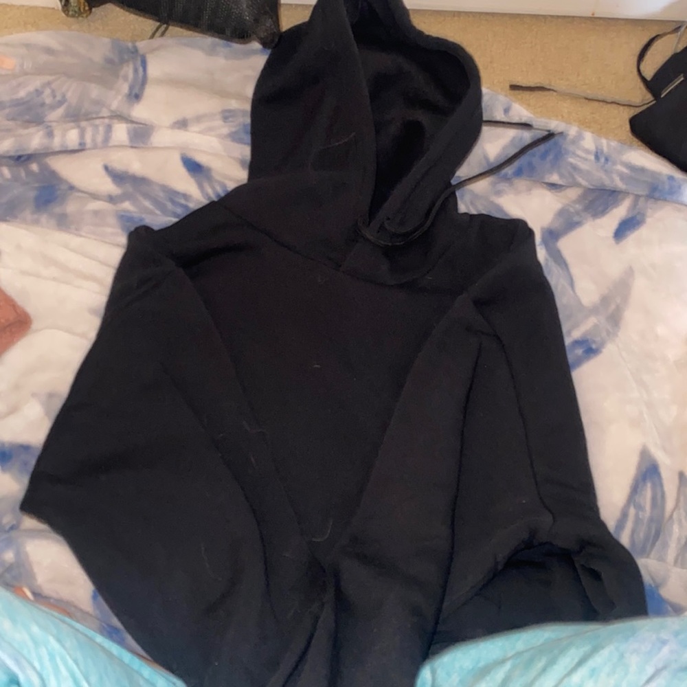 Crop top hooded